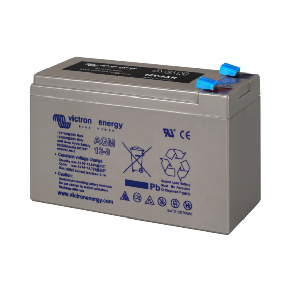 Victron Energy 12V/8Ah AGM Deep Cycle Battery i gruppen Marinelektronik & Båt / Marinbatterier & Laddare / Marinbatterier / Blybatterier hos Sportfiskeprylar.se (BAT212070084)