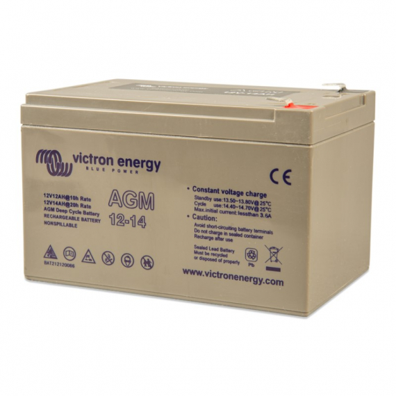 Victron Energy 12V/14Ah AGM Deep Cycle Battery i gruppen Marinelektronik & Båt / Marinbatterier & Laddare / Marinbatterier / Blybatterier hos Sportfiskeprylar.se (BAT212120086)