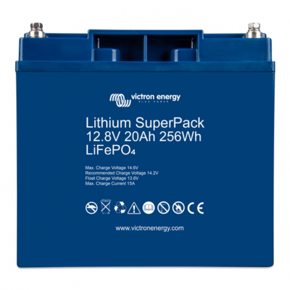 Victron Energy Lithium SuperPack 12,8V/20Ah i gruppen Marinelektronik & Båt / Marinbatterier & Laddare / Marinbatterier / Litiumbatterier hos Sportfiskeprylar.se (BAT512020705)