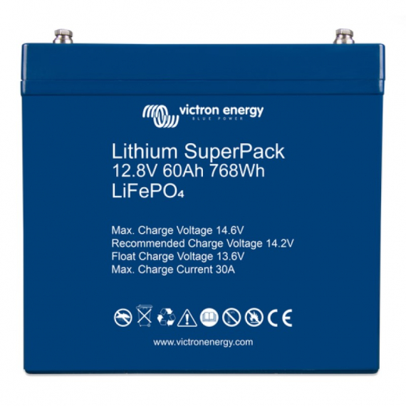 Victron Energy Lithium SuperPack 12,8V/60Ah i gruppen Marinelektronik & Båt / Marinbatterier & Laddare / Marinbatterier / Litiumbatterier hos Sportfiskeprylar.se (BAT512060705)