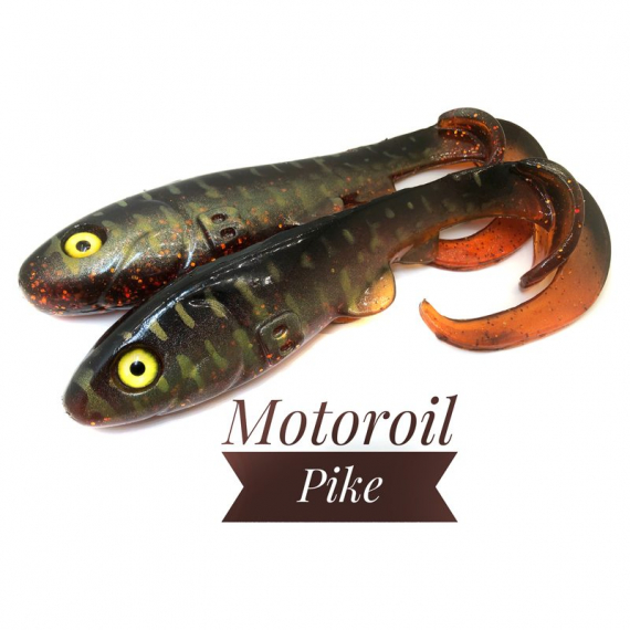 BoniBaits Happy Hybrid 28cm 88g - Motoroil Pike i gruppen Fiskedrag / Jiggar & Gummibeten / Gäddjiggar hos Sportfiskeprylar.se (BBHHXL31)