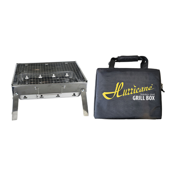 Hurricane Grill Box Stainless Steel i gruppen Outdoor / Friluftskök & Redskap / Grillar hos Sportfiskeprylar.se (BBQ)