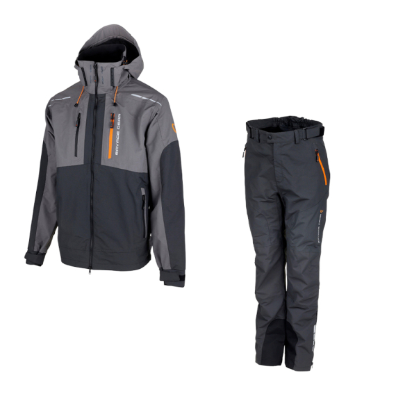 Savage Gear WP Performance Jacket & Trousers Gunmetal i gruppen Outlet hos Sportfiskeprylar.se (BIBBRACEANDJACKET2)