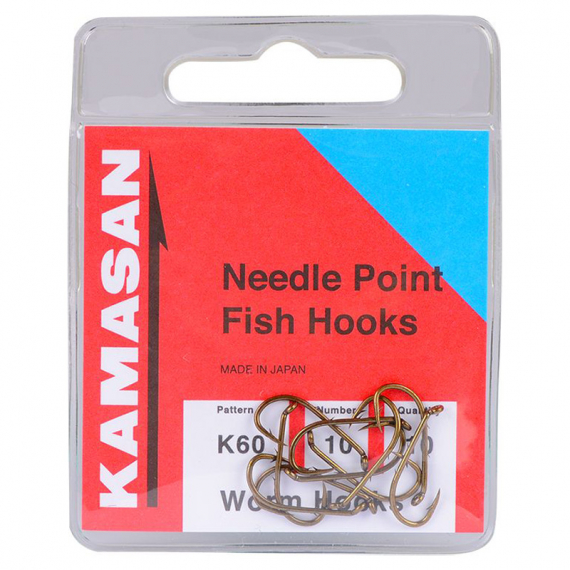 Kamasan K60 - Worm Hook i gruppen Krok & Småplock / Krok / Specimenkrok hos Sportfiskeprylar.se (BK60-200r)