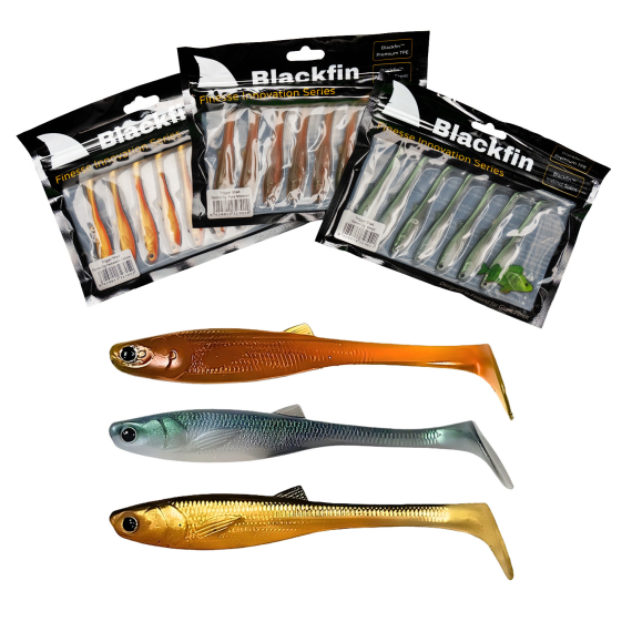 Blackfin Trigger Shad Bundle - Fiskedrag - Betespaket - Betespaket Abborre