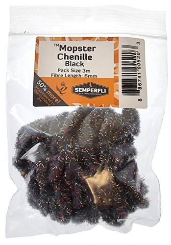 Semperfli Mopster Mop Chenille i gruppen Krok & Småplock / Flugbindning / Flugbindningsmaterial / Garn & Chenille hos Sportfiskeprylar.se (BMOP000BLKr)