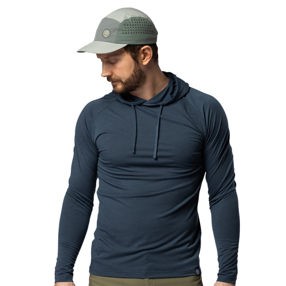 Beyond Nordic BN213 M\'s Light Merino Hoodie Orion Blue i gruppen Kläder & Skor / Kläder / Underställ & Underkläder / Underställströjor hos Sportfiskeprylar.se (BN213-M-BLUE-Lr)