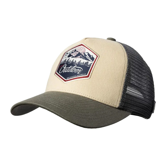 Beyond Nordic BN215 Great Outdoor Trucker Cap G-Grey i gruppen Kläder & Skor / Kepsar & Huvudbonader / Kepsar / Truckerkepsar hos Sportfiskeprylar.se (BN215-G-GREY-OS)