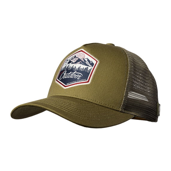 Beyond Nordic BN215 Great Outdoor Trucker Cap G-Moss Green i gruppen Kläder & Skor / Kepsar & Huvudbonader / Kepsar / Truckerkepsar hos Sportfiskeprylar.se (BN215-G-MOSS-OS)
