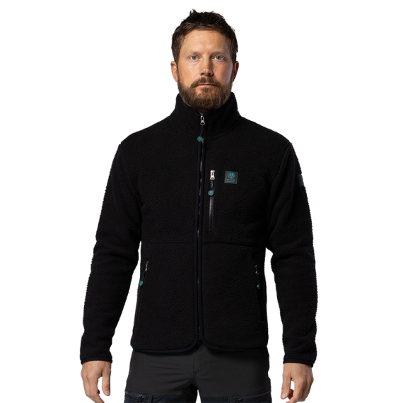 Beyond Nordic BN308 M\'s Retro Pile Jacket Black Midnight i gruppen Kläder & Skor / Kläder / Jackor / Fleecejackor hos Sportfiskeprylar.se (BN308-M-BLACK-MIDNIGHT-Lr)