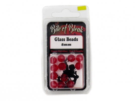 Bite Of Bleak - Glass Beads, 8mm 12-pack i gruppen Krok & Småplock / Riggtillbehör / Pärlor & Gummikulor hos Sportfiskeprylar.se (BOB-00-0152)