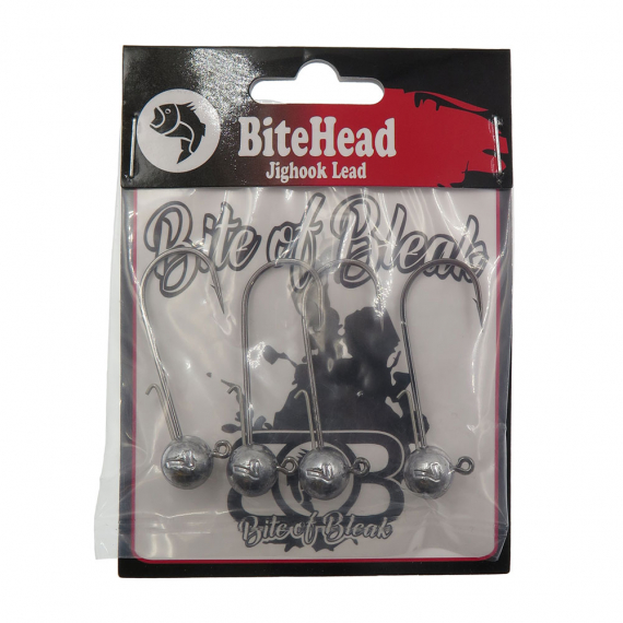 Bite Of Bleak Bitehead Lead - 7g 4/0 (4-pack) i gruppen Krok & Småplock / Jiggskallar / Runda Jiggskallar hos Sportfiskeprylar.se (BOB-00-0310)