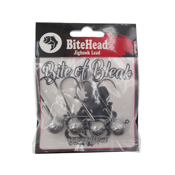 Bite Of Bleak Bitehead Lead - 15g 3/0 (4-pack) i gruppen Krok & Småplock / Jiggskallar / Runda Jiggskallar hos Sportfiskeprylar.se (BOB-00-0315)