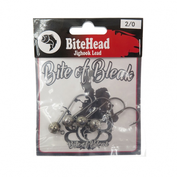 Bite Of Bleak Bitehead Lead - 5g 2/0 (4-pack) i gruppen Krok & Småplock / Jiggskallar / Runda Jiggskallar hos Sportfiskeprylar.se (BOB-00-0528)