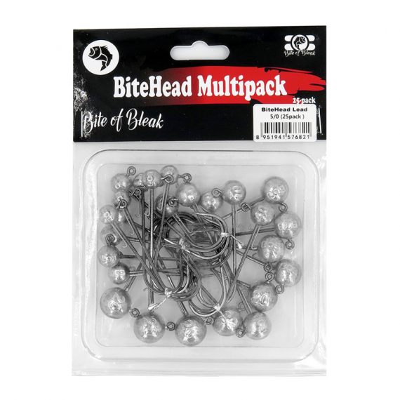 Bite Of Bleak Bitehead Mix Multi-pack (25-Pack) - 5/0 i gruppen Krok & Småplock / Jiggskallar / Runda Jiggskallar hos Sportfiskeprylar.se (BOB-00-0632)