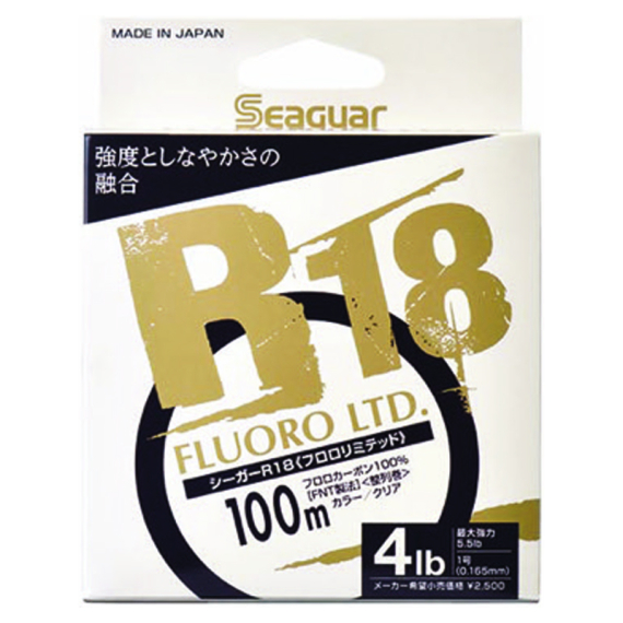 Seaguar R18 Fluoro Ltd 100m i gruppen Fiskelinor / Fluorocarbonlinor hos Sportfiskeprylar.se (BOB-00-SEAGUAR-0011r)