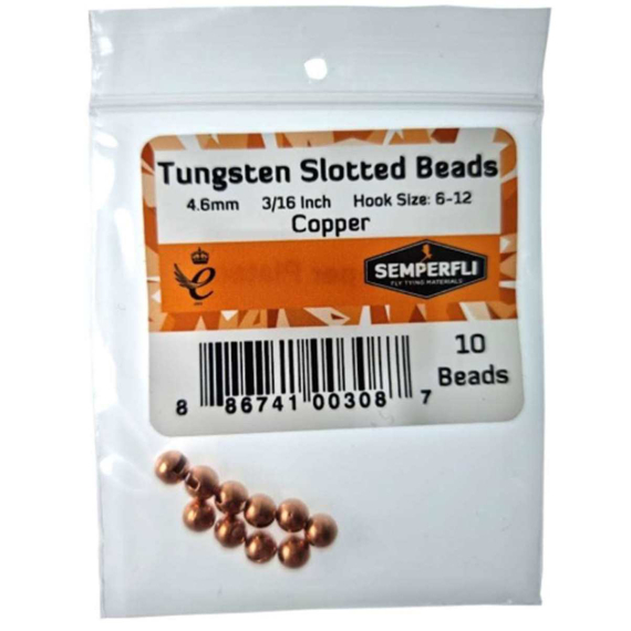 Semperfli Tungsten Slotted Beads 2mm - Copper i gruppen Krok & Småplock / Flugbindning / Flugbindningsmaterial / Förtyngning hos Sportfiskeprylar.se (BTBD020CPR)