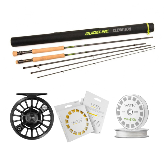 Guideline Elevation M2 Dry Fly+ Flugset 9\' - #4 i gruppen Fiskeset / Flugfiskeset / Flugfiskeset Enhands hos Sportfiskeprylar.se (BUNDLE105313GL2026DRY)