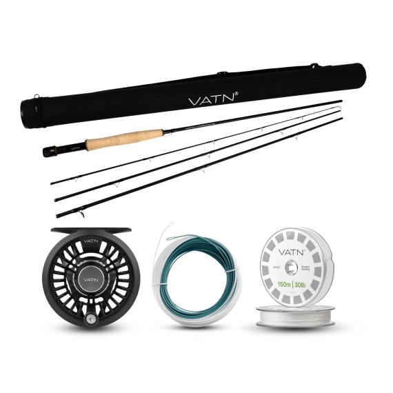 VATN M1 Coastal+ Flugset - 9\' #6 i gruppen Fiskeset / Flugfiskeset / Flugfiskeset Enhands hos Sportfiskeprylar.se (BUNDLEVATNST962026COASTAL)