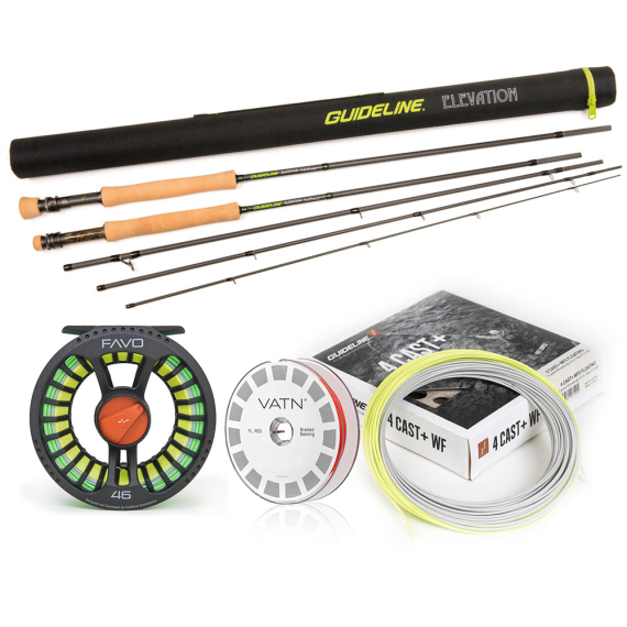 Guideline Elevation Flugset # 4 i gruppen Fiskeset / Flugfiskeset / Flugfiskeset Enhands hos Sportfiskeprylar.se (BUNDLE_105313P)