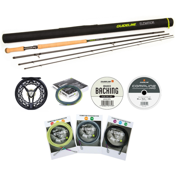 Guideline Elevation Tvåhands Flugset - 12\' #7/8 i gruppen Fiskeset / Flugfiskeset / Flugfiskeset Tvåhands hos Sportfiskeprylar.se (BUNDLE_105323GLDH)