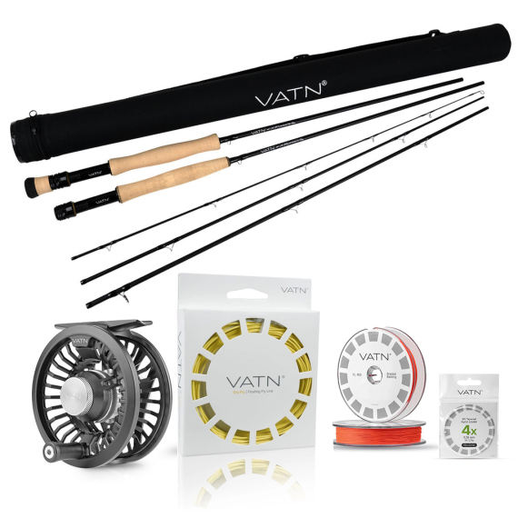 VATN M1 Dry Fly Flugset # 5 i gruppen Fiskeset / Flugfiskeset / Flugfiskeset Enhands hos Sportfiskeprylar.se (BUNDLE_VATNST95DF)