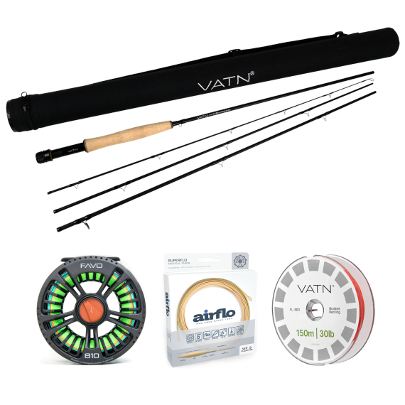 VATN M1 Ridge 2.0 Tactical Taper Combo - 9\' #6 i gruppen Fiskeset / Flugfiskeset / Flugfiskeset Enhands hos Sportfiskeprylar.se (BUNDLE_VATNST96AIRFLO)