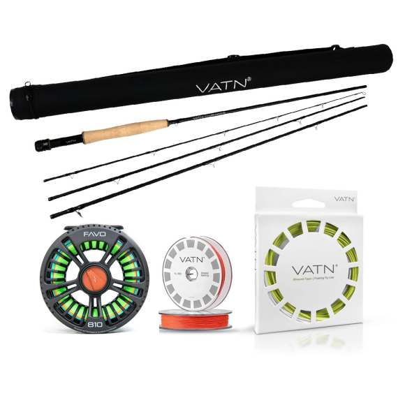 VATN M1 Favo Allround Taper Combo - 9\' #6 i gruppen Fiskeset / Flugfiskeset / Flugfiskeset Enhands hos Sportfiskeprylar.se (BUNDLE_VATNST96FAVO01)