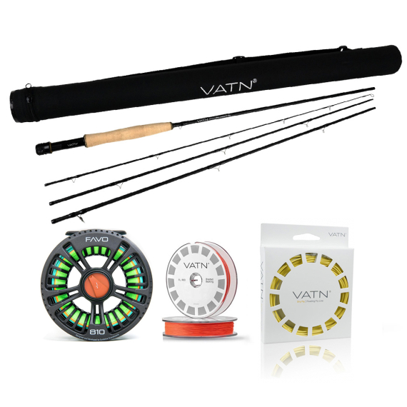 VATN M1 Favo Dry Fly Taper Combo - 9\' #6 i gruppen Fiskeset / Flugfiskeset / Flugfiskeset Enhands hos Sportfiskeprylar.se (BUNDLE_VATNST96FAVO02)