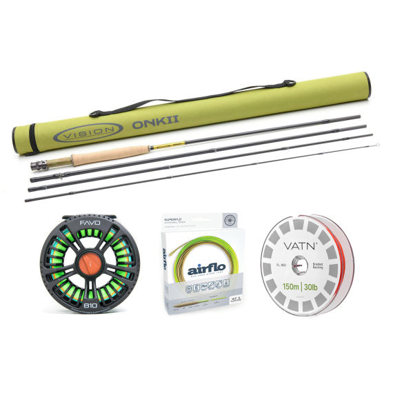 Vision ONKII Universal Taper Combo - 9\' #4 i gruppen Fiskeset / Flugfiskeset / Flugfiskeset Enhands hos Sportfiskeprylar.se (BUNDLE_VOI4904AIRFLO)
