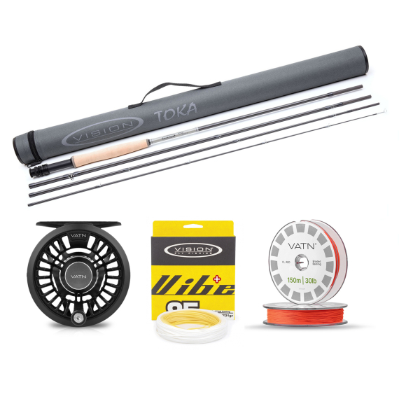 Vision Toka / Vibe 85+ Flugset - 9\' #5 i gruppen Fiskeset / Flugfiskeset / Flugfiskeset Enhands hos Sportfiskeprylar.se (BUNDLE_VTO4905_V85)