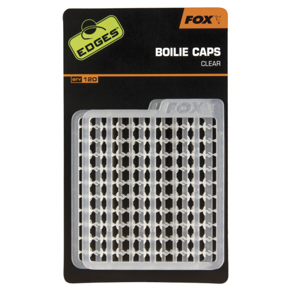 Fox Edges Boilie Caps Clear (120-pack) i gruppen Krok & Småplock / Riggtillbehör / Boilie Stops hos Sportfiskeprylar.se (CAC601)