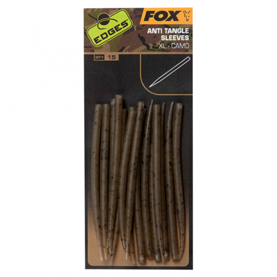 Fox Edges Camo XL Anti Tangle Sleeves 15pcs i gruppen Krok & Småplock / Riggtillbehör / Krympslang & Sleeves hos Sportfiskeprylar.se (CAC766)