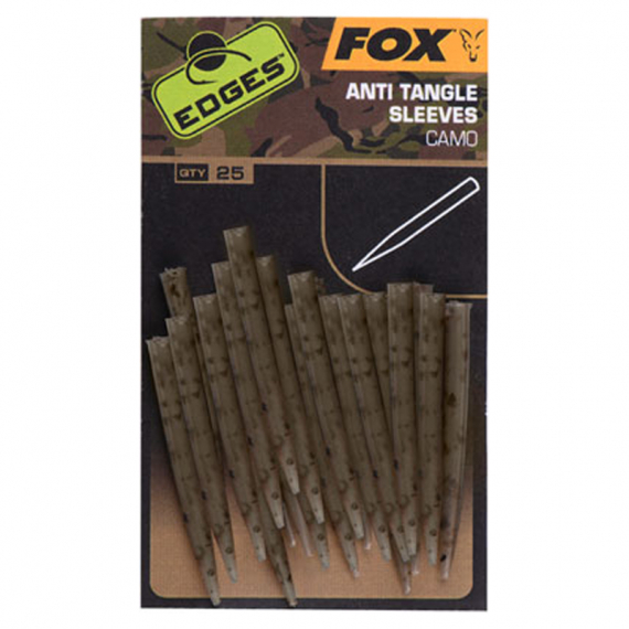 Fox Edges Camo Anti Tangle Sleeves 25pcs i gruppen Krok & Småplock / Riggtillbehör / Krympslang & Sleeves hos Sportfiskeprylar.se (CAC767)