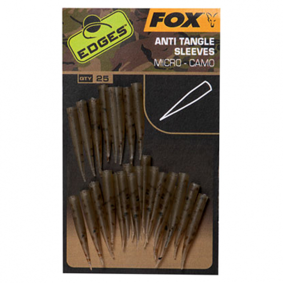 Fox Edges Camo Micro Anti Tangle Sleeves 25pcs i gruppen Krok & Småplock / Riggtillbehör / Krympslang & Sleeves hos Sportfiskeprylar.se (CAC768)