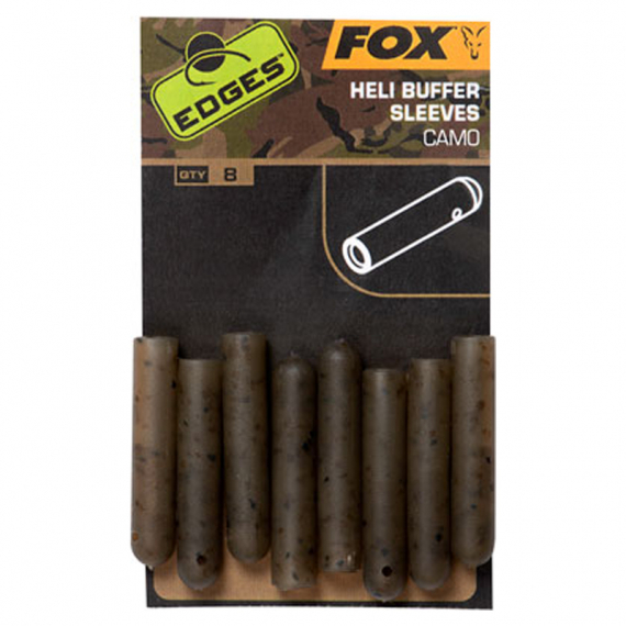 Fox Edges Camo Heli Buffer Sleeve 8pcs i gruppen Krok & Småplock / Riggtillbehör / Krympslang & Sleeves hos Sportfiskeprylar.se (CAC773)