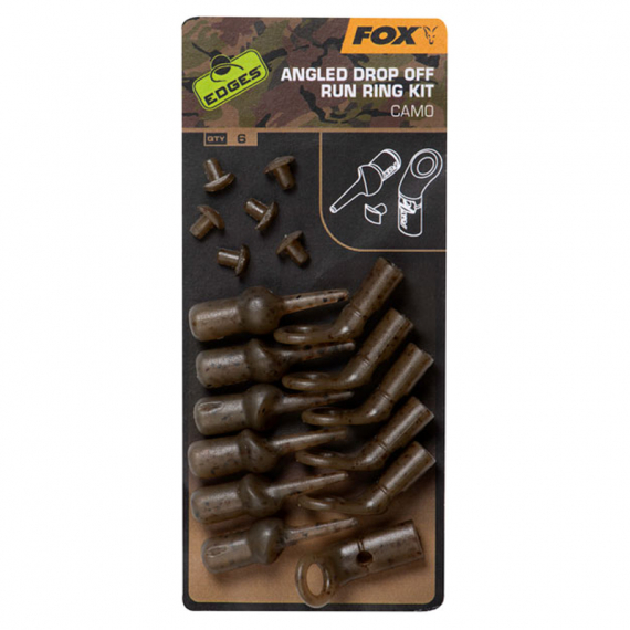 Fox Edges Camo Angled Drop Off Run Rig Kit 6-pack i gruppen Krok & Småplock / Riggtillbehör / Övriga Riggtillbehör hos Sportfiskeprylar.se (CAC775)