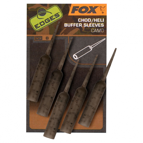 Fox Edges Camo Naked Chod/Heli Buffer Sleeves 6pcs i gruppen Krok & Småplock / Riggtillbehör / Krympslang & Sleeves hos Sportfiskeprylar.se (CAC781)