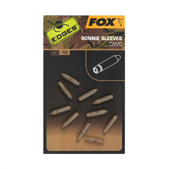 Fox Edges Camo Ronnie Sleeves (10-pack) i gruppen Krok & Småplock / Riggtillbehör / Krympslang & Sleeves hos Sportfiskeprylar.se (CAC788)