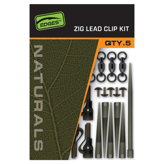 Fox Naturals Zig Lead Clip Kit i gruppen Krok & Småplock / Riggtillbehör / Lead Clips hos Sportfiskeprylar.se (CAC845)