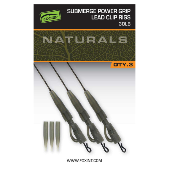 Fox Naturals Sub Power Grip Lead Clip i gruppen Krok & Småplock / Riggtillbehör / Lead Clips hos Sportfiskeprylar.se (CAC850r)