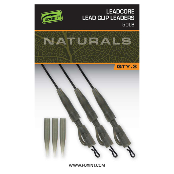 Fox Naturals Leadcore PG Lead Clip Leaders i gruppen Krok & Småplock / Riggtillbehör / Lead Clips hos Sportfiskeprylar.se (CAC852)