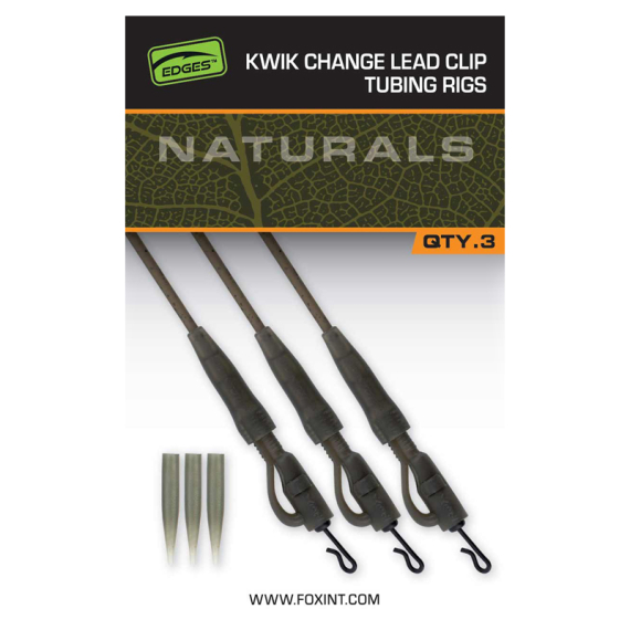 Fox Edges Kwik Change Lead Clip Tubing Rigs i gruppen Krok & Småplock / Riggtillbehör / Lead Clips hos Sportfiskeprylar.se (CAC895)