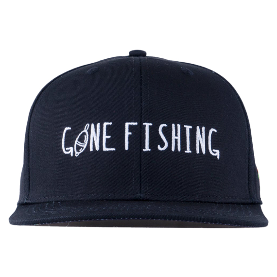 SQRTN Gone Fishing Cap Black i gruppen Kläder & Skor / Kepsar & Huvudbonader / Kepsar / Snapbackkepsar hos Sportfiskeprylar.se (CAP-047-OSFA)