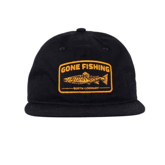 SQRTN Trout 6-Panel Cap, Black i gruppen Superdeals-se / Paketpris hos Sportfiskeprylar.se (CAP-419-OSFA)