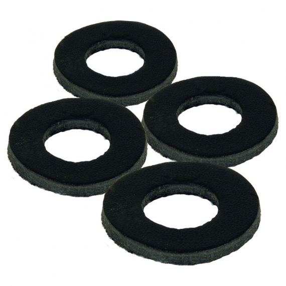 Fox Black Leather Washers (4-pack) i gruppen Verktyg & Tillbehör / Rod Pods, Rod Rests & Banksticks / Stage Stands, Adaptrar & Tillbehör hos Sportfiskeprylar.se (CBB006)