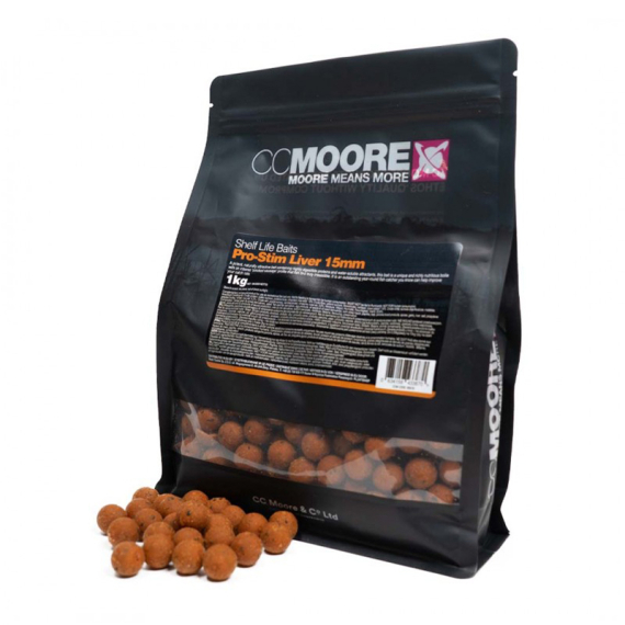 CC Moore Pro Stim Liver Boilies - 1kg i gruppen Fiskedrag / Boilies, Krokbeten & Mäsk / Boilies hos Sportfiskeprylar.se (CCM-90816r)