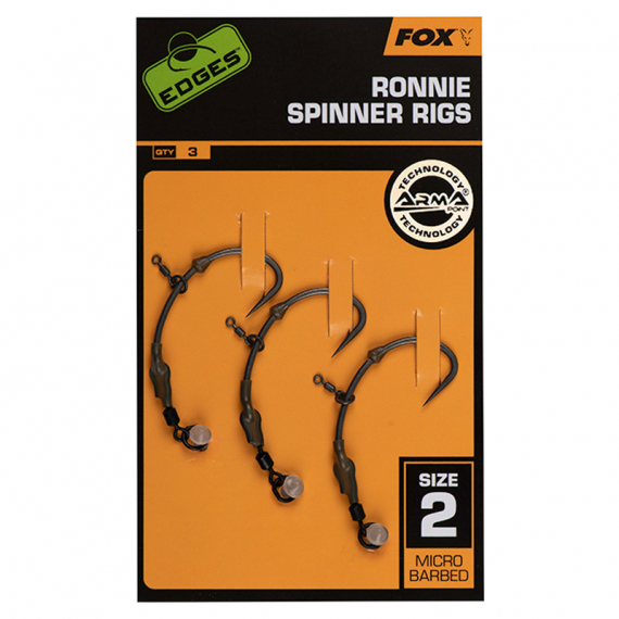 Fox Edges Ronnie Spinner Rigs i gruppen Krok & Småplock / Färdiga Riggar / Färdiga Specimenriggar hos Sportfiskeprylar.se (CCR186r)