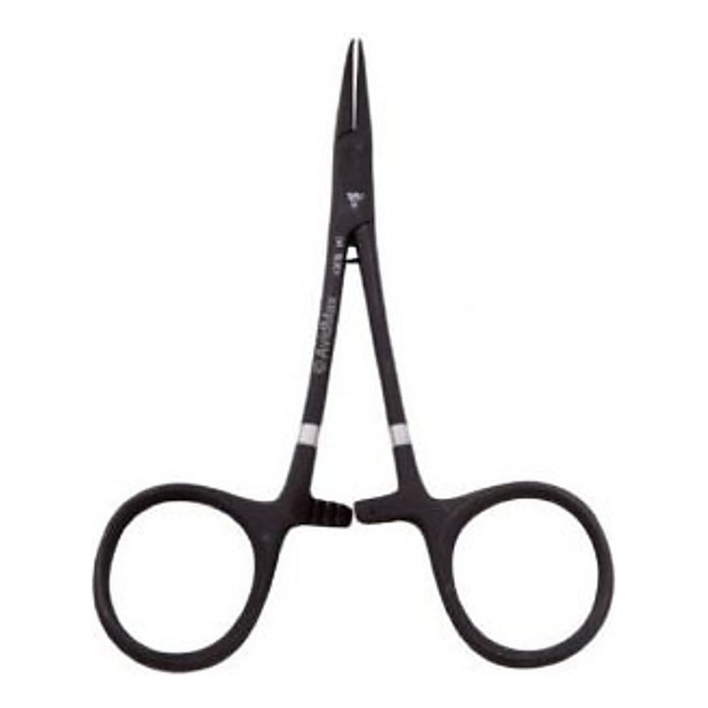 Dr Slick Spring Creek Clamp Black Curved i gruppen Verktyg & Tillbehör / Tänger & Saxar / Peanger hos Sportfiskeprylar.se (CCX5B)