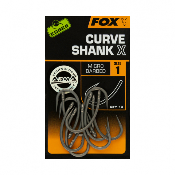 Fox Edges Curve Shank X i gruppen Krok & Småplock / Krok / Specimenkrok hos Sportfiskeprylar.se (CHK221r)